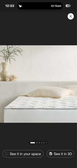 New Open Bag Full Premium Cooling Mattress Pad- Casaluna