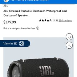 JBL Xtreme 3 