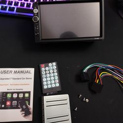 Brand New Open Box Double Din Car Stereo, 7 Inch Car Stereo 