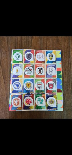 Panini world cup stickers