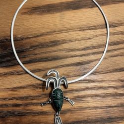 Mayan Silver Necklace 