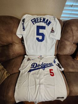 Dodgers Freddie Freeman World Series Champions Jersey