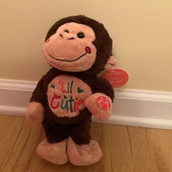 New monkey with tag that sings Bingo