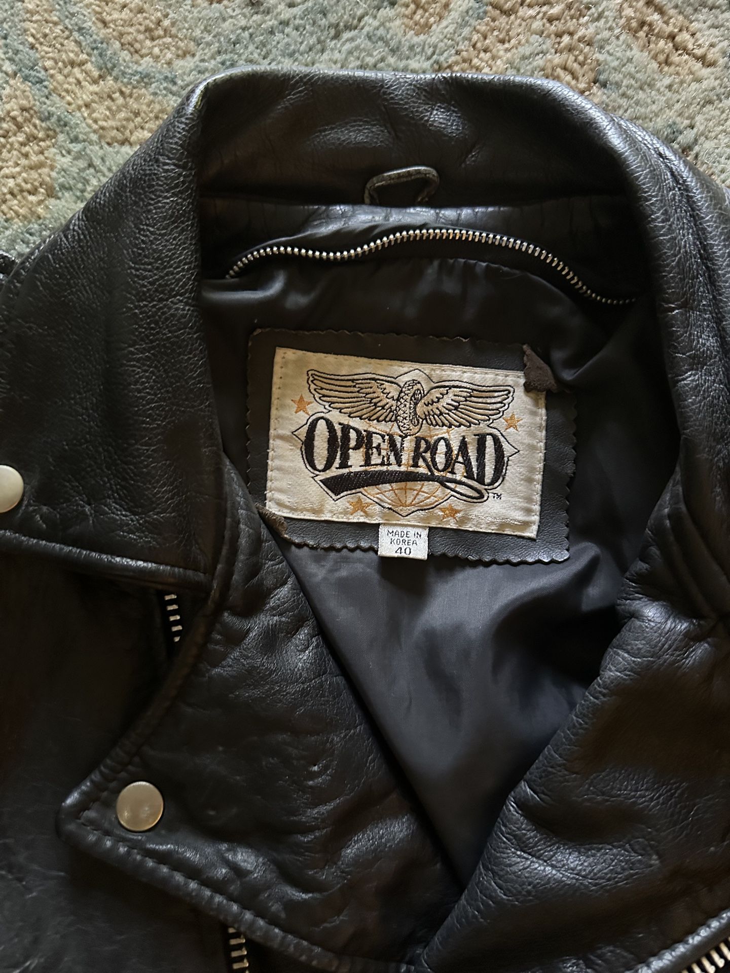 Open Road Size 40 Men’s Biker Jacket