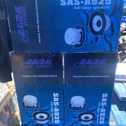 Saga Car System Speakers 