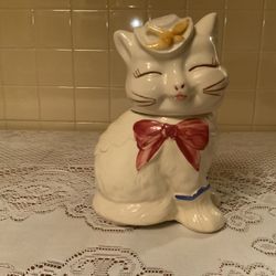 Vintage Puss And Boots cookie jar