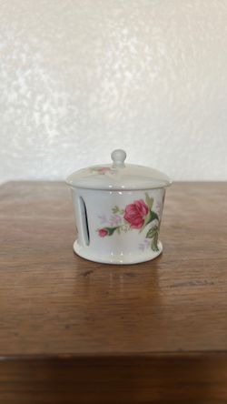 Vintage Porcelain Stamp Dispenser