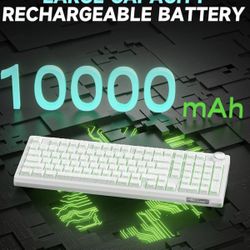 SOLAKAKA KI99 Pro 96% Wireless Mechanical Keyboard, RGB Gaming Keyboard, Hot-Swappable Pre-Lubed Switches, Gasket Structure Creamy Keyboards (Contour-