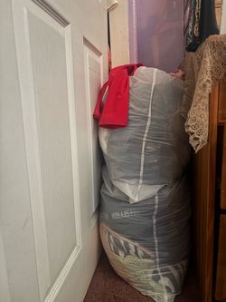 Bags of women’s clothing