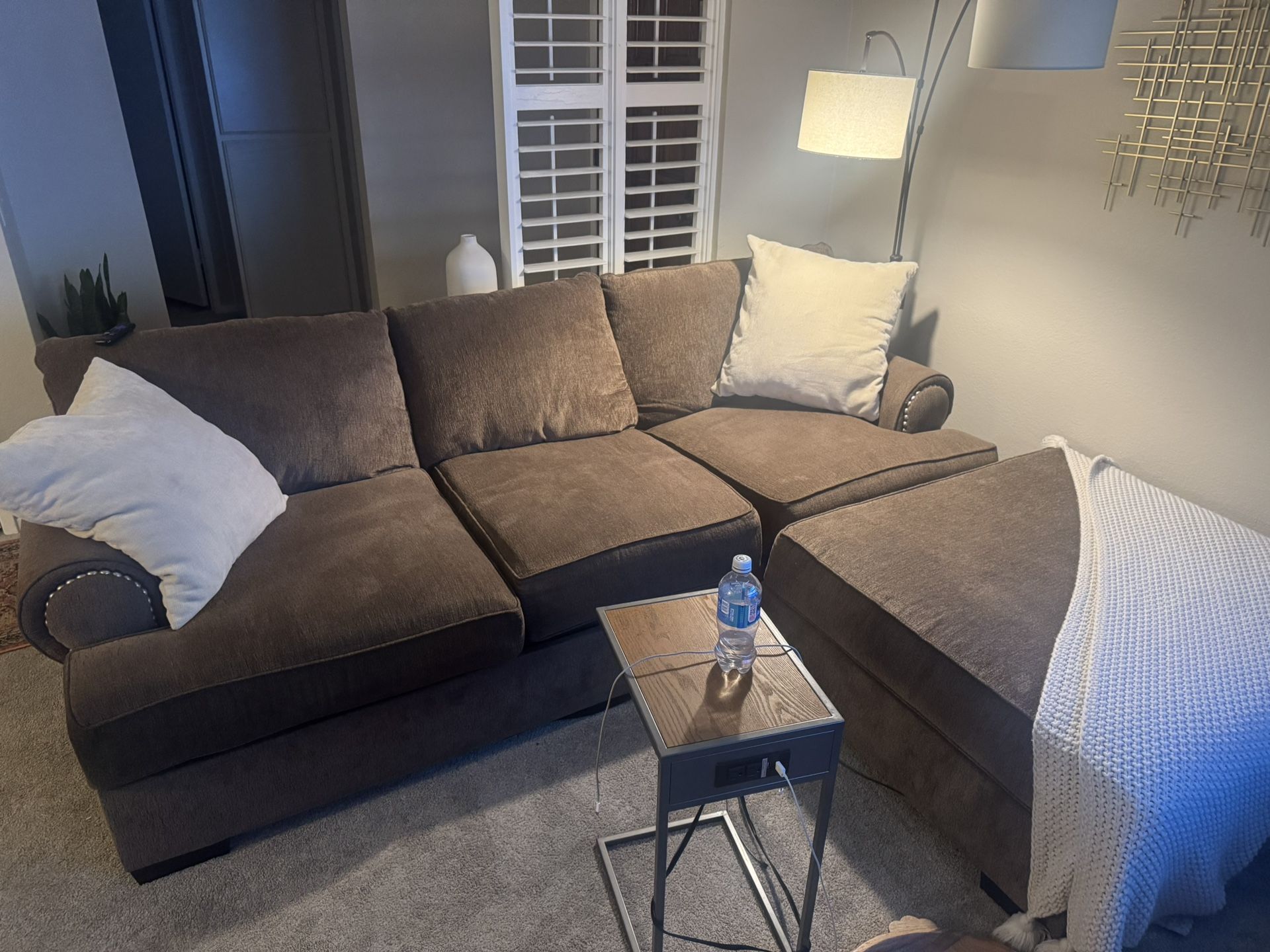 Must sell Today! Oversized, Gently Used Couch -Purchased In 2023