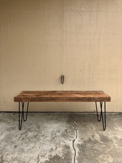 Custom reclaimed wood benches