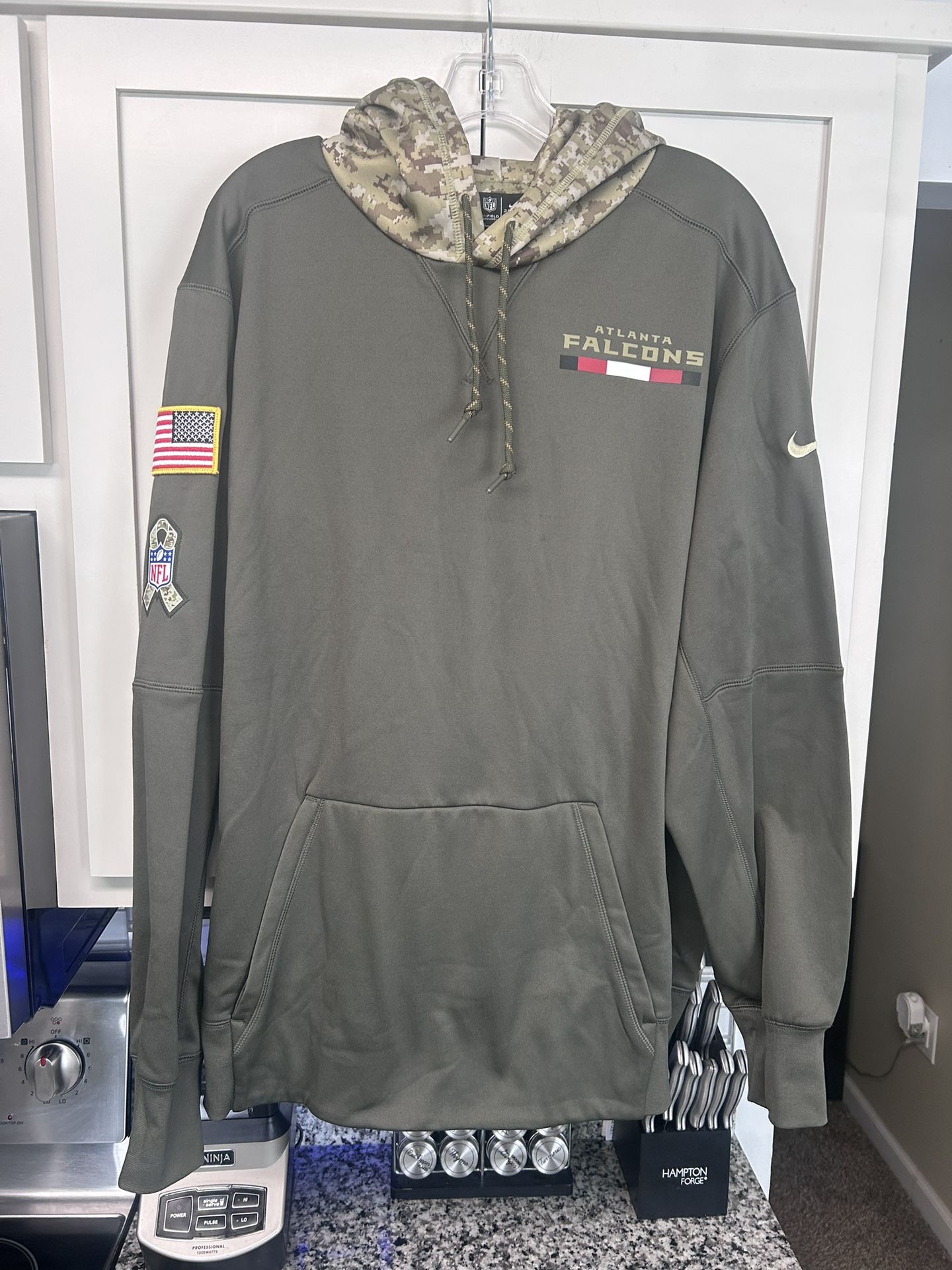 Atlanta Falcons Salute To Service Nike Hoodie Size XL