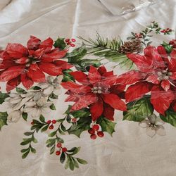 60 in Round Christmas Tablecloth