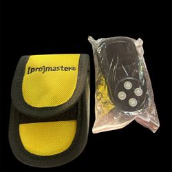 ProMaster Camera Remote Control Yellow Black with Carrying Pouch AAA