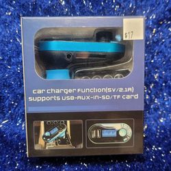 Brand new Bluetooth FM Transmitter , Car Aux Bluetooth and USB Bluetooth compatible with any car stereo Bz4