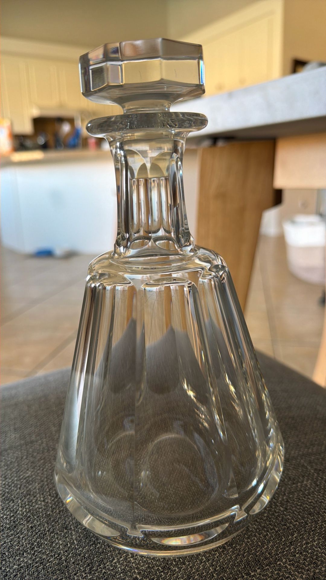 Bohemia Crystal Decanter – Heavy Cut Crystal, Excellent Condition