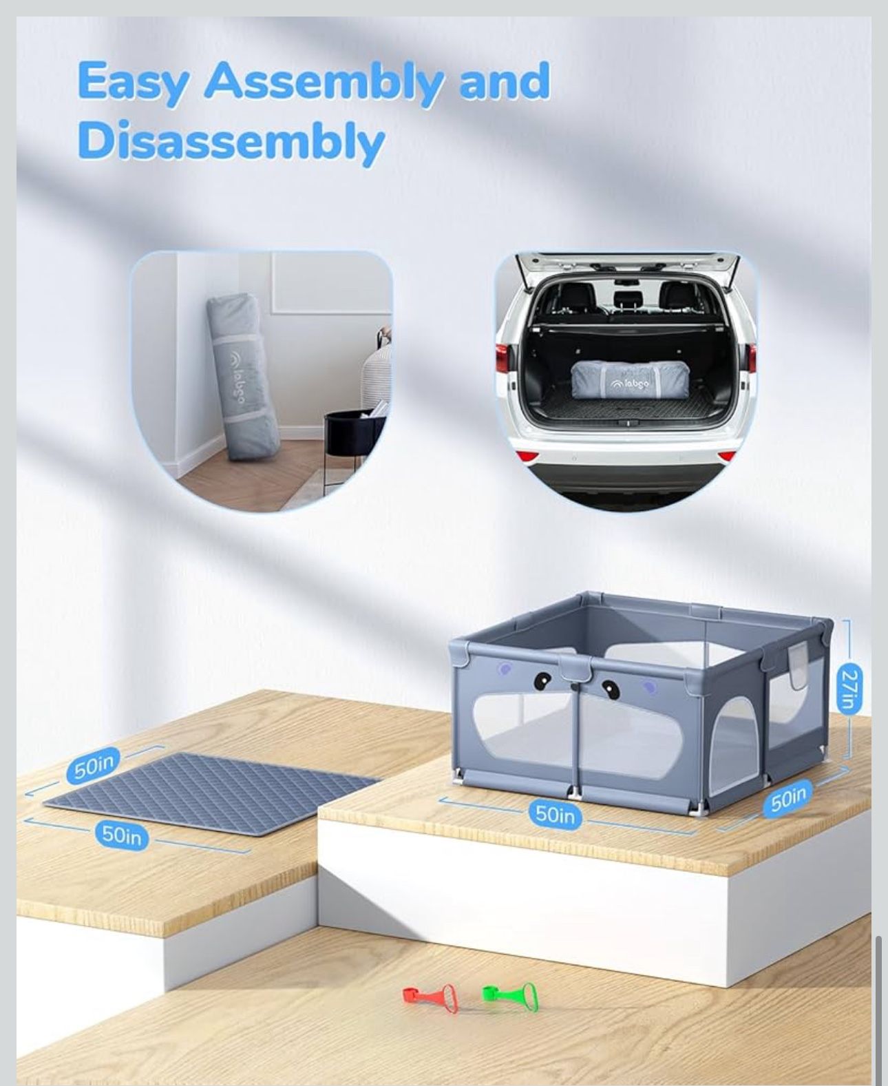 Toddler Play Area With Mat