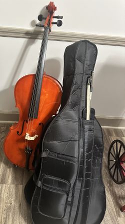For sale: 3/4 Cecilio cello outfit – brand new, never used.