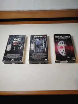 Friday the 13th vhs Lot