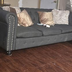 Tufted sofa
