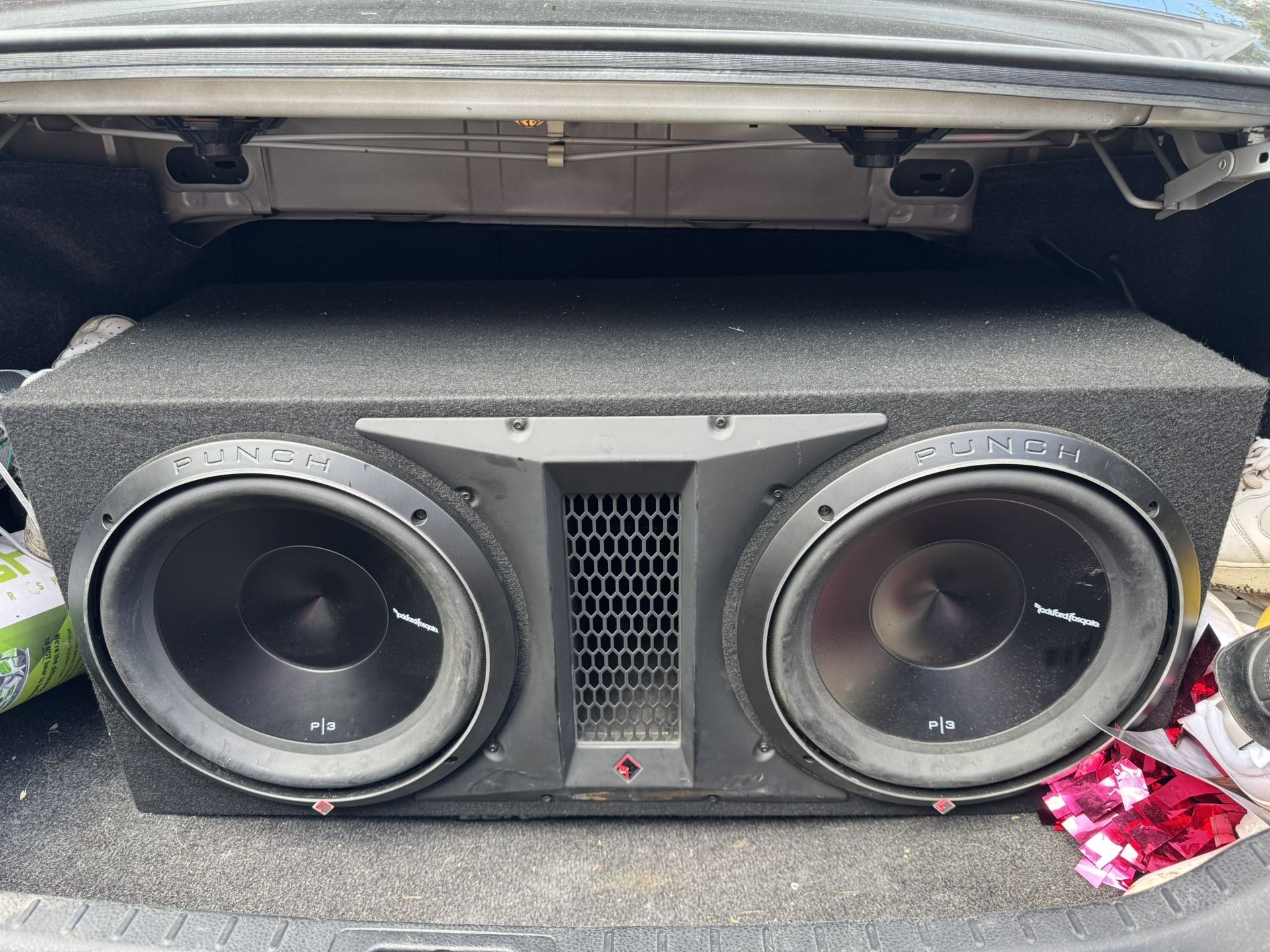 Dual 12’ Rocksford Fosgate P3 Punch Series