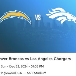 Denver Broncos vs LA Chargers 