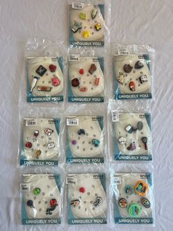 Crocs Jibbitz Charm Packs – Lot of 10
