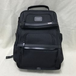TUMI Alpha Brief Backpack in black