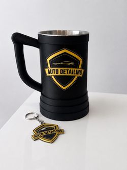 Custom Company Logo Tumbler & Keychain