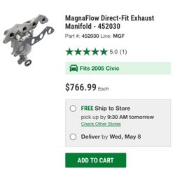 MagnaFlow Direct-Fit Exhaust Manifold