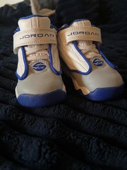 Jordan Toddler 5c Sneakers White and Blue