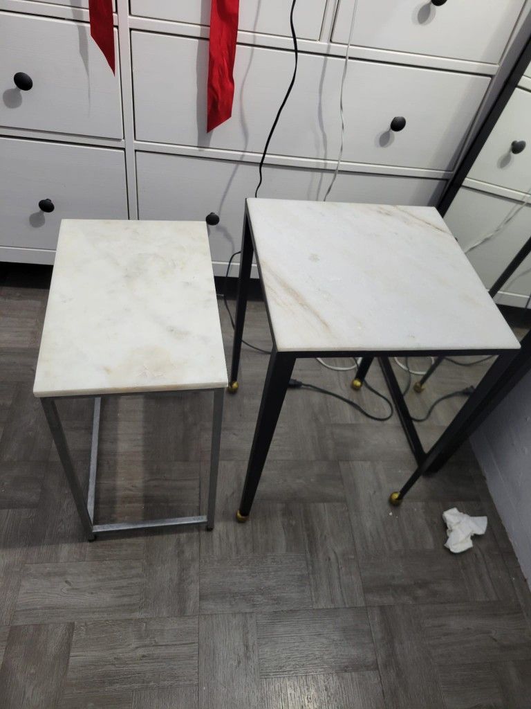 2 Small Tables For Sale $50