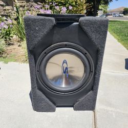 Subwoofer speaker box w speaker