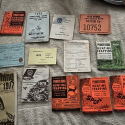 1970’s Pa Hunting-Fishing Regulations 