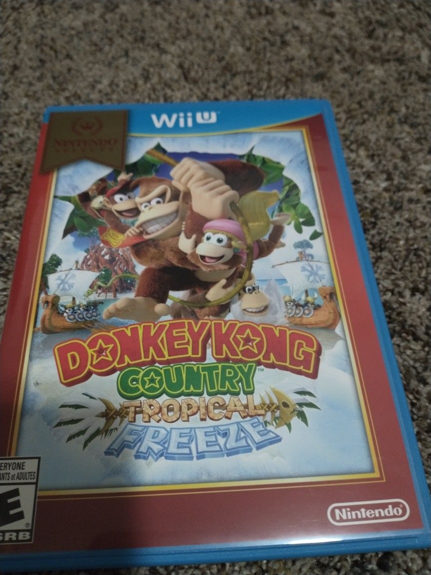 Donkey Kong Tropical Freeze Nintendo Wii U 