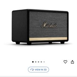 Marshall Acton II Bluetooth Speaker – Black (Excellent Condition)
