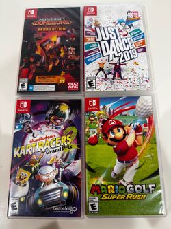 4 nintendo switch games