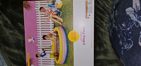 Sun Squad Inflatable 3-Ring Pool
