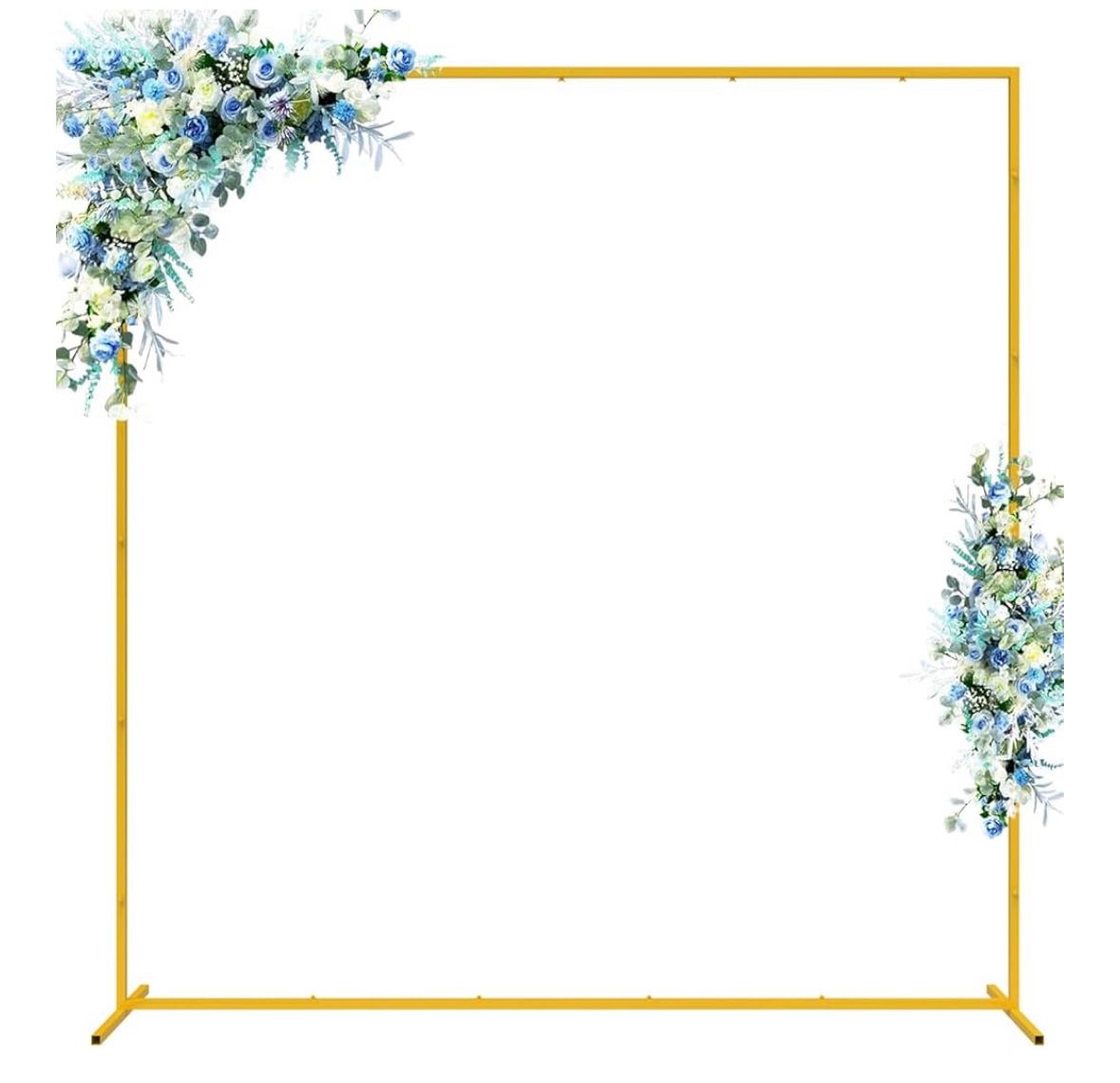 Wedding Arch Backdrop Stand Square 6.6FTx6.6FT