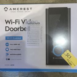 Brand new in box 1080P Video Doorbell Camera Pro, Outdoor Smart Home 2.4GHz Wireless WiFi Doorbell Camera, Micro SD Card, PIR Motion Detector, RTSP,