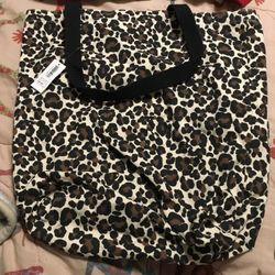 Leopard Print Tote Bag