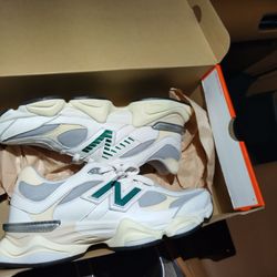 Limited edition green and white New balances