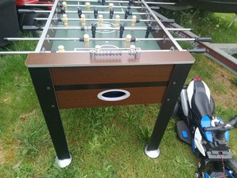 I have a very well very loved foosball table