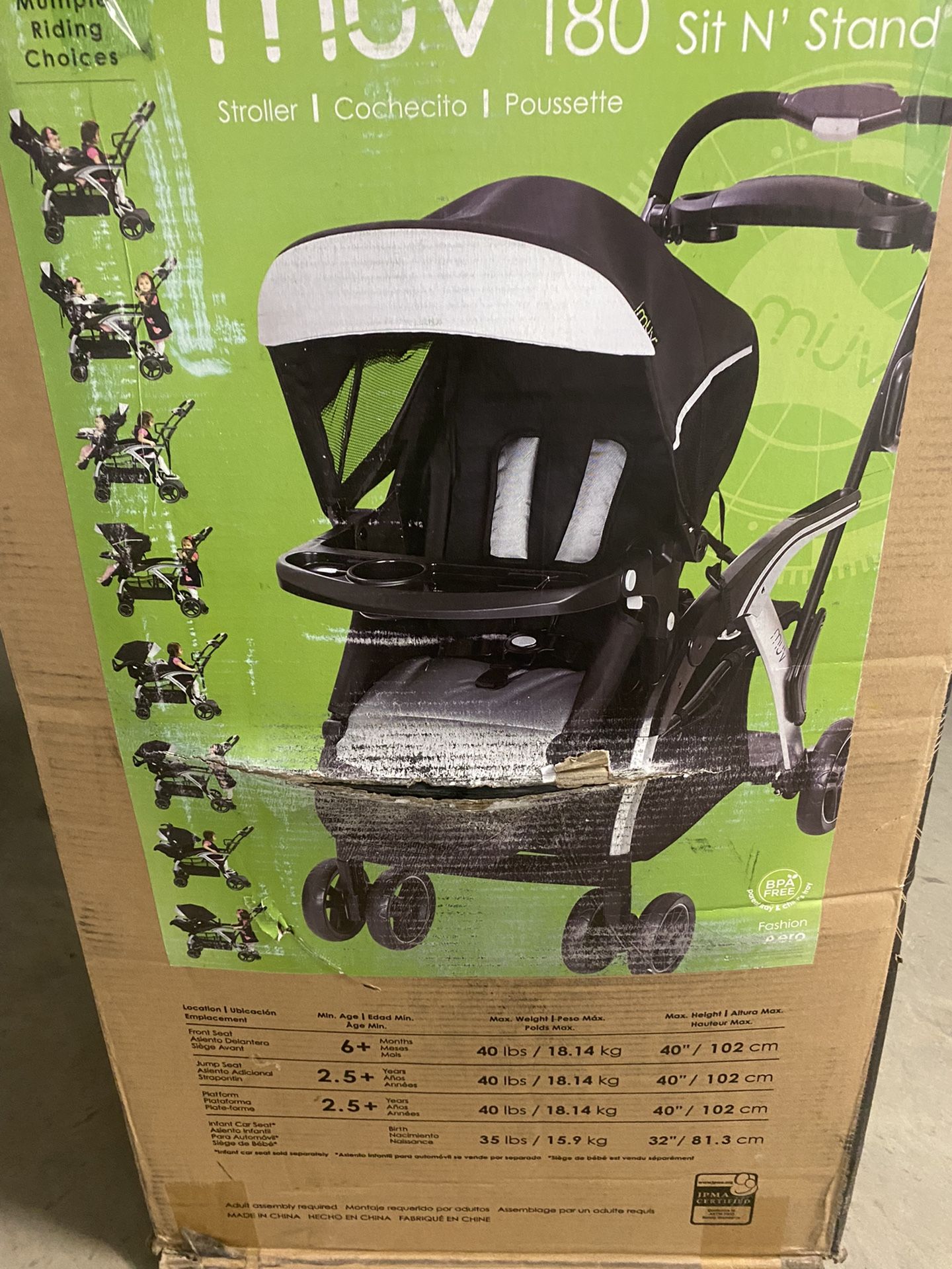 Baby Trend Muv 180 Sit and Stand stroller for Sale in Sugar Land TX OfferUp