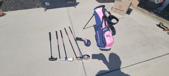 Top Flite XLJ Junior Girls Golf Club Set + Stand Bag