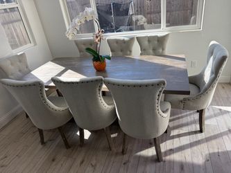 Upholstered dining chairs $20 each