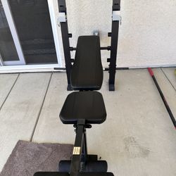 2in1 Bench Press + Leg Machine (No Weight bar Or Weight Plates)