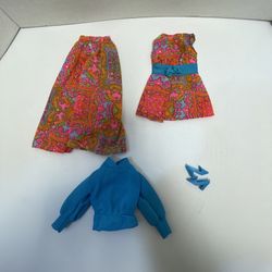 Vintage Barbie #1792 Mood Matchers outfit Clothes Pants Shirt Shoes Rare