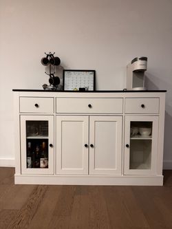 Coffee bar cabinet, Keurig, Mugs/Holder