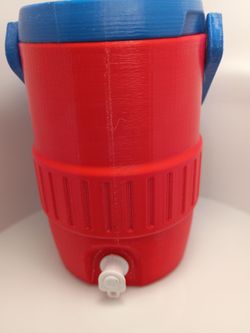 Patriotic red, white blue mini cooler can koozies holds 12 oz cans